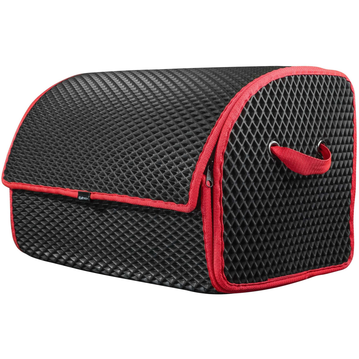 EVAtech Kofferraum-Organizer PRO M 32x50x30 cm - schwarz / rote Kanten EVAtech Kofferraum-Organizer PRO M 32x50x30 cm - schwarz / rote Kanten