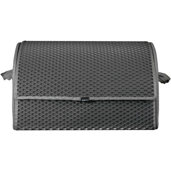 EVAtech Kofferraum-Organizer PRO M 32x50x30 cm - grau / graue Kanten