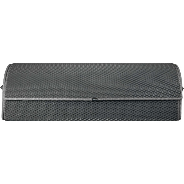 EVAtech Kofferraum-Organizer PRO XL 32x100x30 cm - grau / rote Kanten