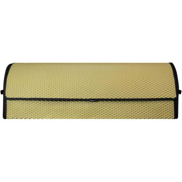 EVAtech Kofferraum-Organizer PRO XL 32x100x30 cm - beige / schwarze Kanten