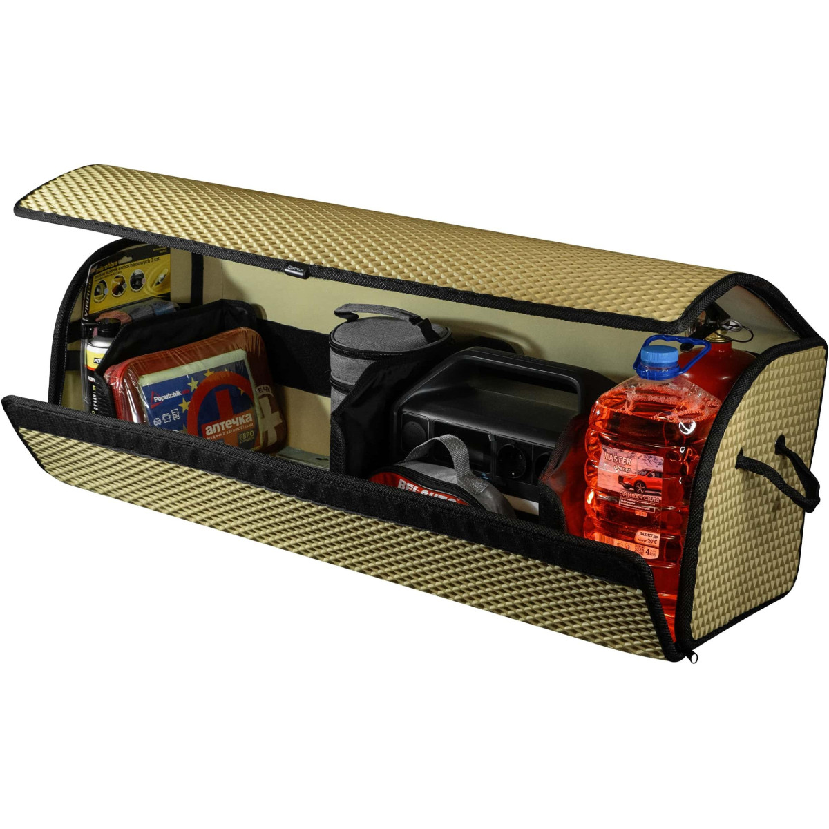 EVAtech Kofferraum-Organizer PRO XL 32x100x30 cm - beige / schwarze Kanten EVAtech Kofferraum-Organizer PRO XL 32x100x30 cm - beige / schwarze Kanten