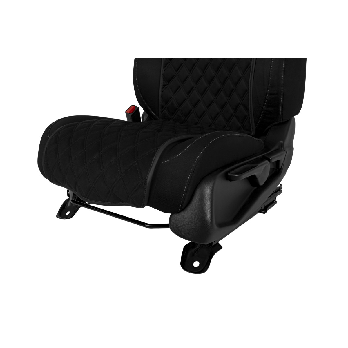 EVAtech Basic Autositzbezüge, 2 Stk. - schwarz / schwarze Kanten / schwarze Nähte EVAtech Basic Autositzbezüge, 2 Stk. - schwarz / schwarze Kanten / schwarze Nähte