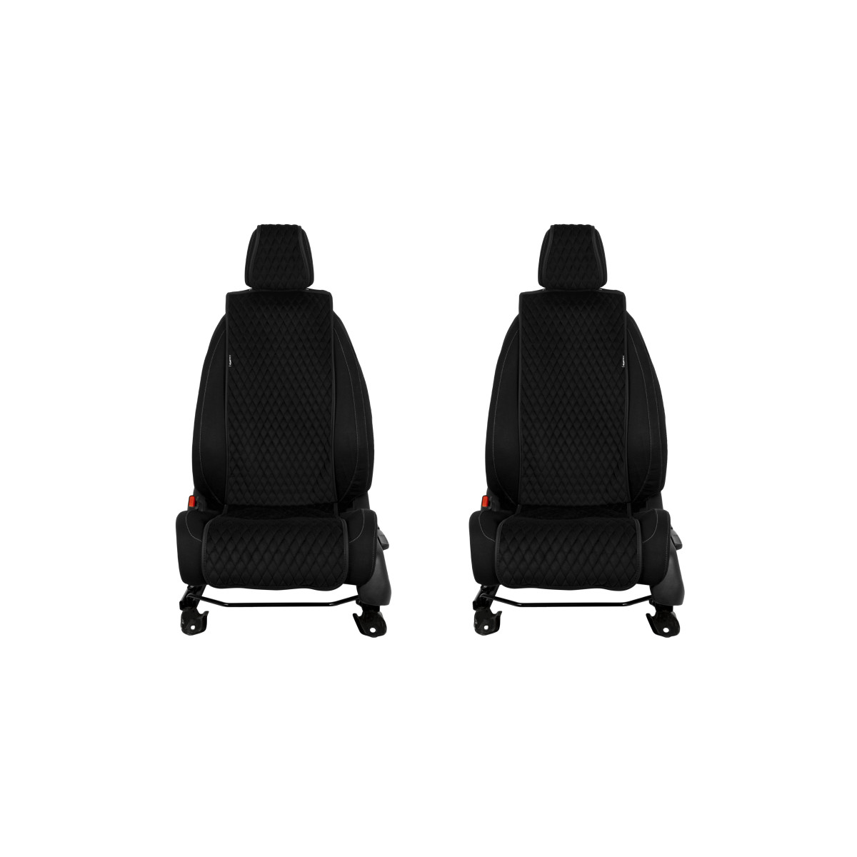 EVAtech Basic Autositzbezüge, 2 Stk. - schwarz / schwarze Kanten / schwarze Nähte EVAtech Basic Autositzbezüge, 2 Stk. - schwarz / schwarze Kanten / schwarze Nähte