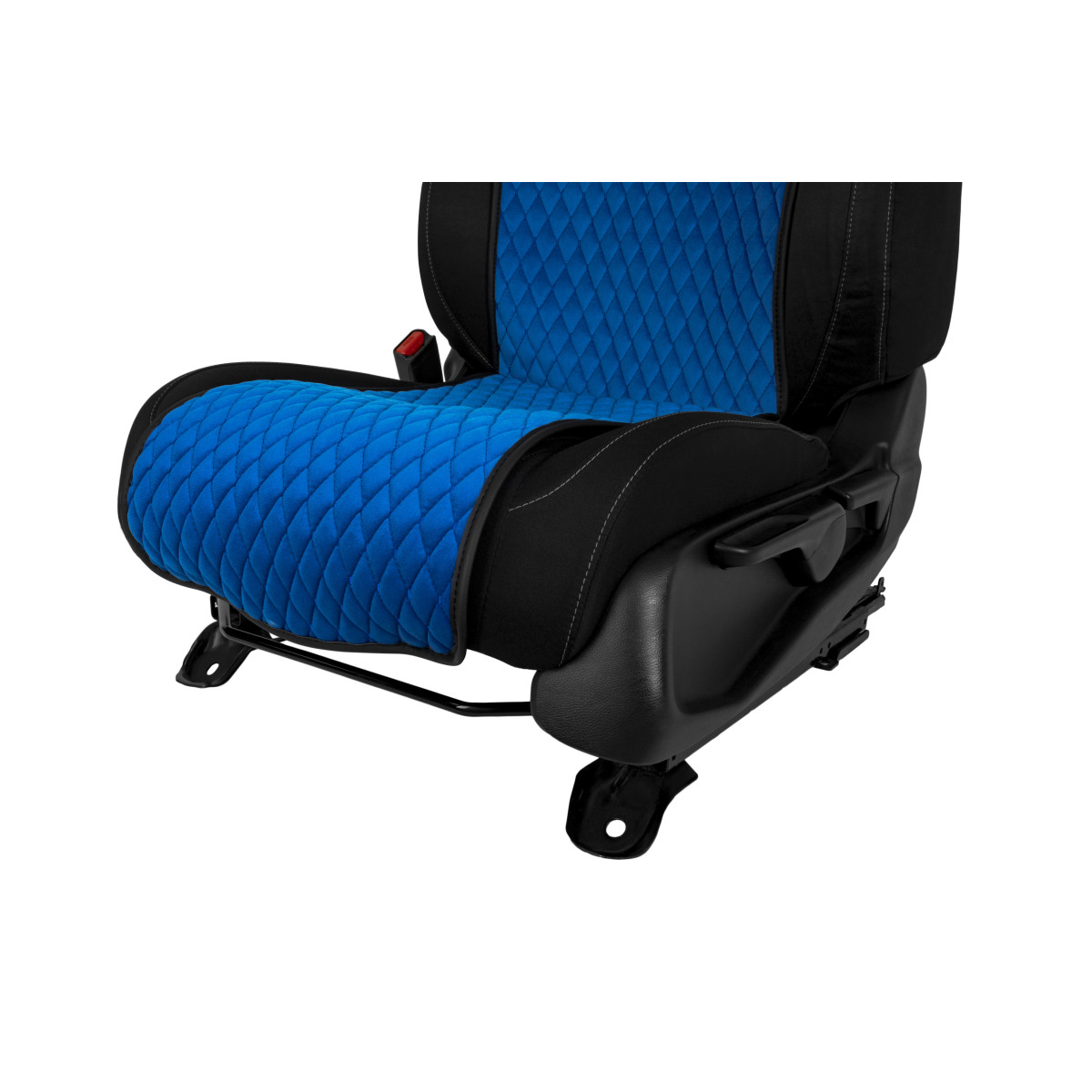EVAtech Basic Autositzbezüge, 2 Stk. - blau / schwarze Kanten / blaue Nähte EVAtech Basic Autositzbezüge, 2 Stk. - blau / schwarze Kanten / blaue Nähte