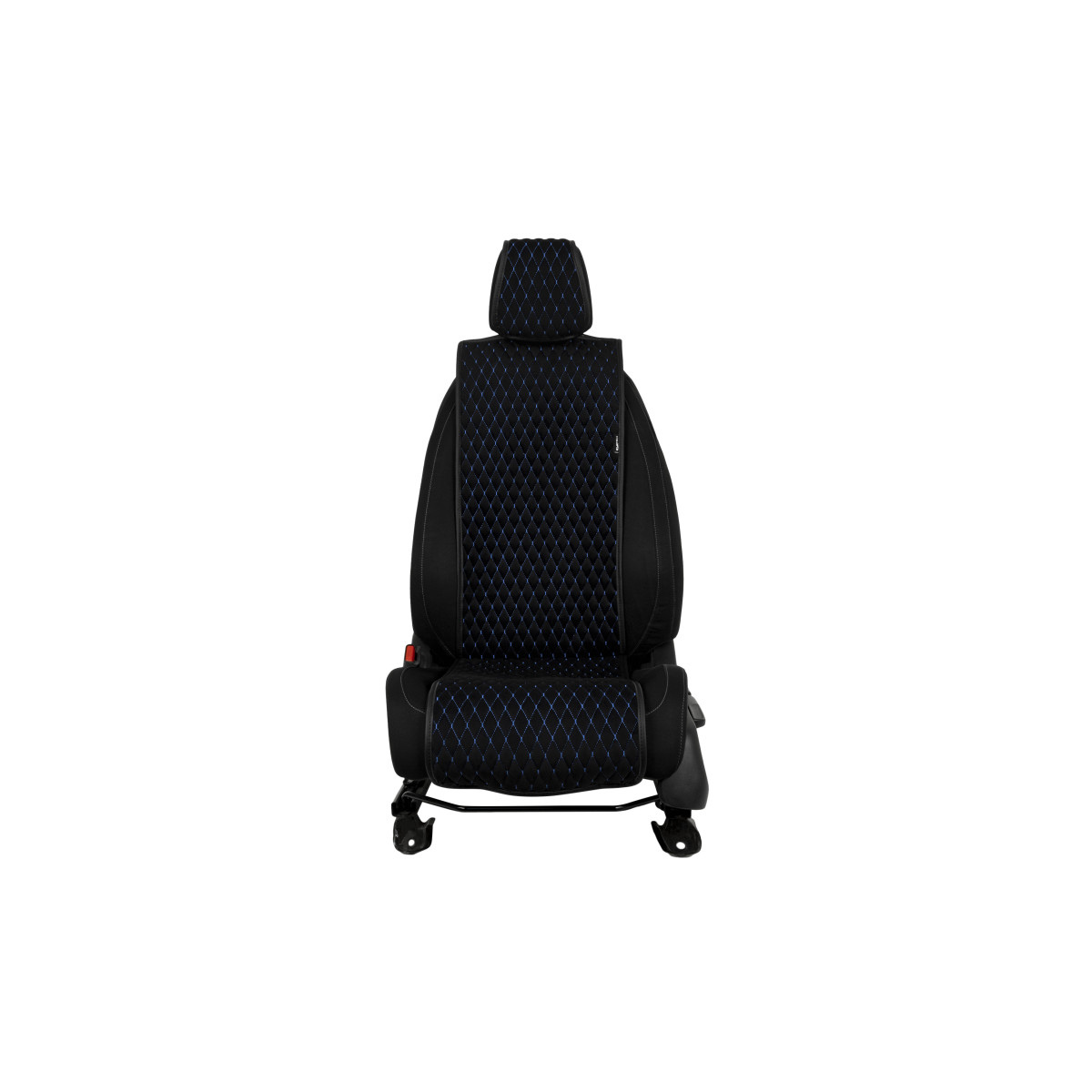 EVAtech Basic Autositzbezug, 1 Stk. - schwarz / schwarze Kanten / blaue Nähte EVAtech Basic Autositzbezug, 1 Stk. - schwarz / schwarze Kanten / blaue Nähte