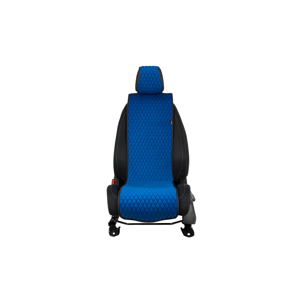 EVAtech Basic Autositzbezug, 1 Stk. - blau / schwarze Kanten / blaue Nähte