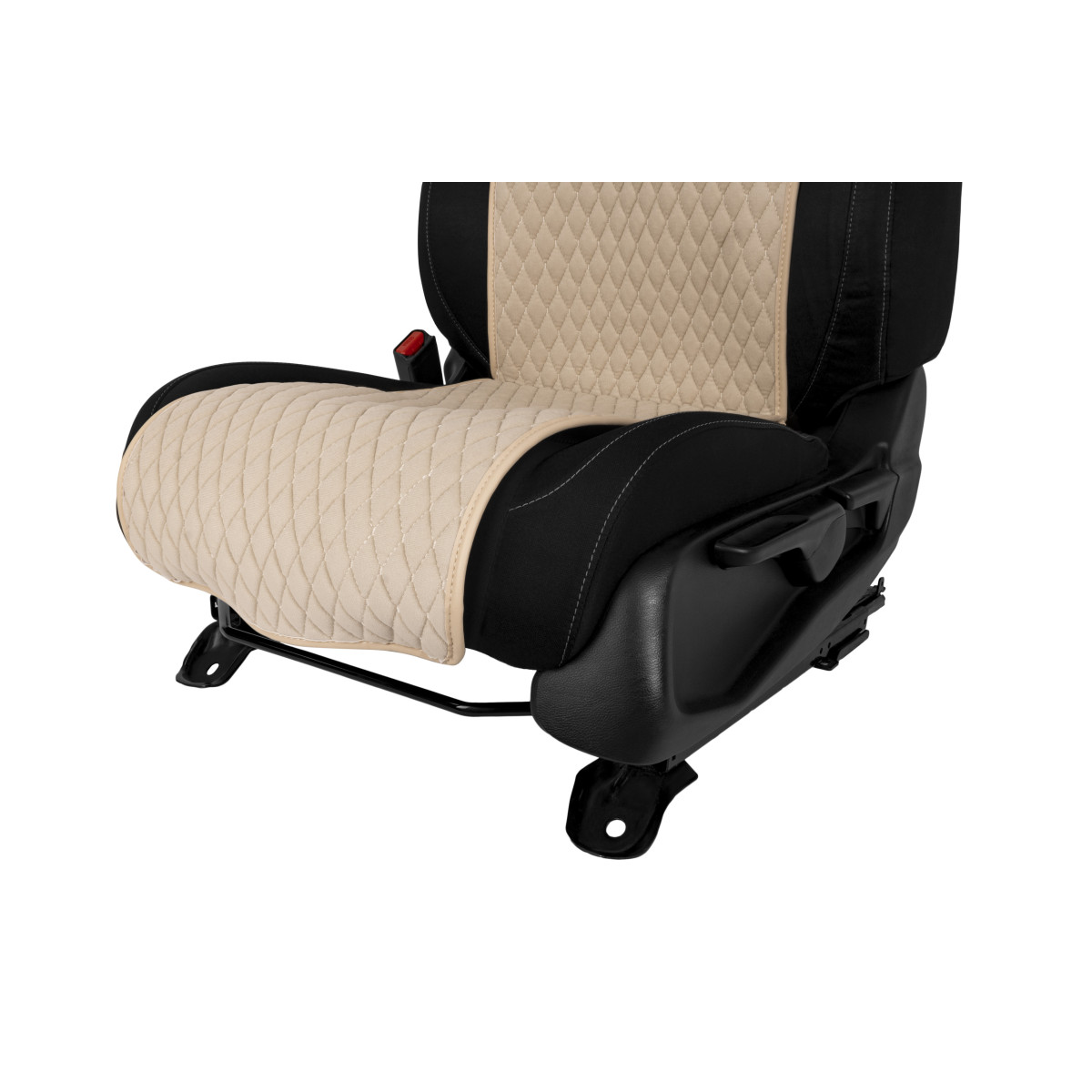 EVAtech Basic Autositzbezug, 1 Stk. - beige / beigefarbene Kanten / beigefarbene Nähte EVAtech Basic Autositzbezug, 1 Stk. - beige / beigefarbene Kanten / beigefarbene Nähte