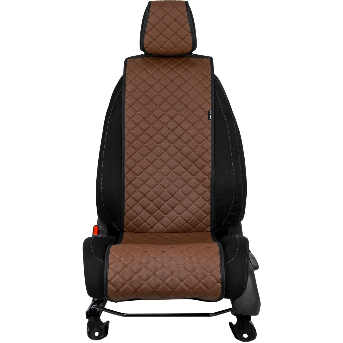 EVAtech ECO Basic Autositzbezug, 1 Stk. - braun / schwarze Kanten / braune Nähte EVAtech ECO Basic Autositzbezug, 1 Stk. - braun / schwarze Kanten / braune Nähte