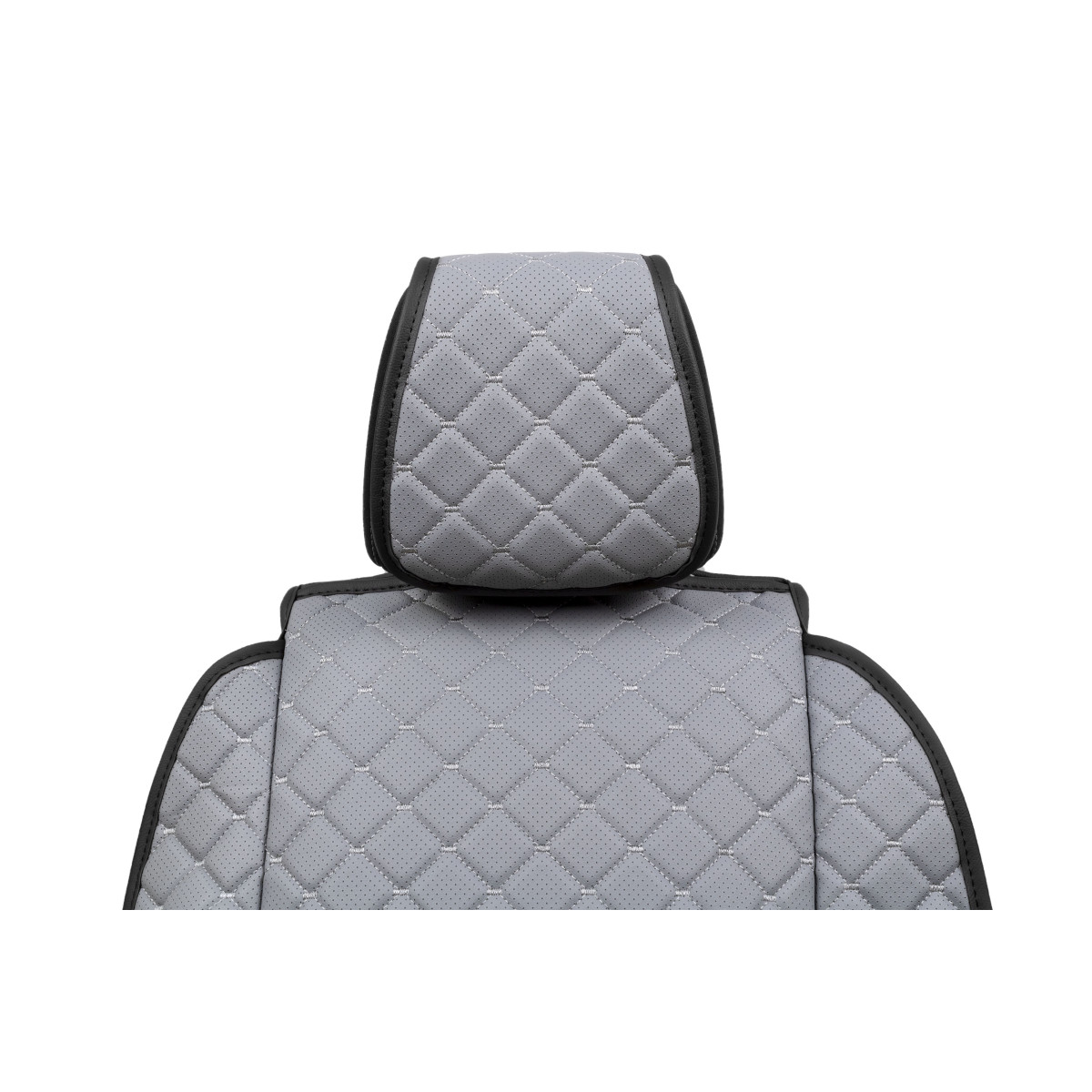 EVAtech ECO Max Autositzbezug, 1 Stk. - grau / schwarze Kanten / graue Nähte EVAtech ECO Max Autositzbezug, 1 Stk. - grau / schwarze Kanten / graue Nähte