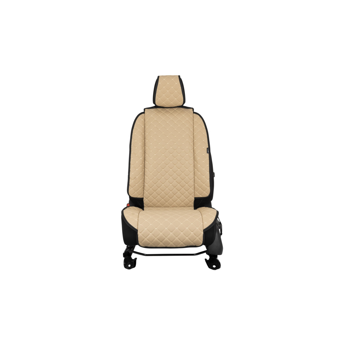 EVAtech ECO Max Autositzbezug, 1 Stk. - beige / schwarze Kanten / beigefarbene Nähte EVAtech ECO Max Autositzbezug, 1 Stk. - beige / schwarze Kanten / beigefarbene Nähte