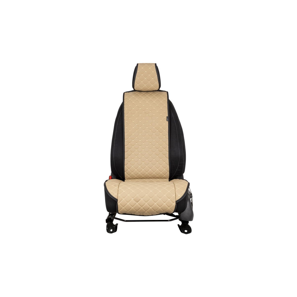 EVAtech ECO Standard Autositzbezug, 1 Stk. - beige / schwarze Kanten / beigefarbene Nähte EVAtech ECO Standard Autositzbezug, 1 Stk. - beige / schwarze Kanten / beigefarbene Nähte