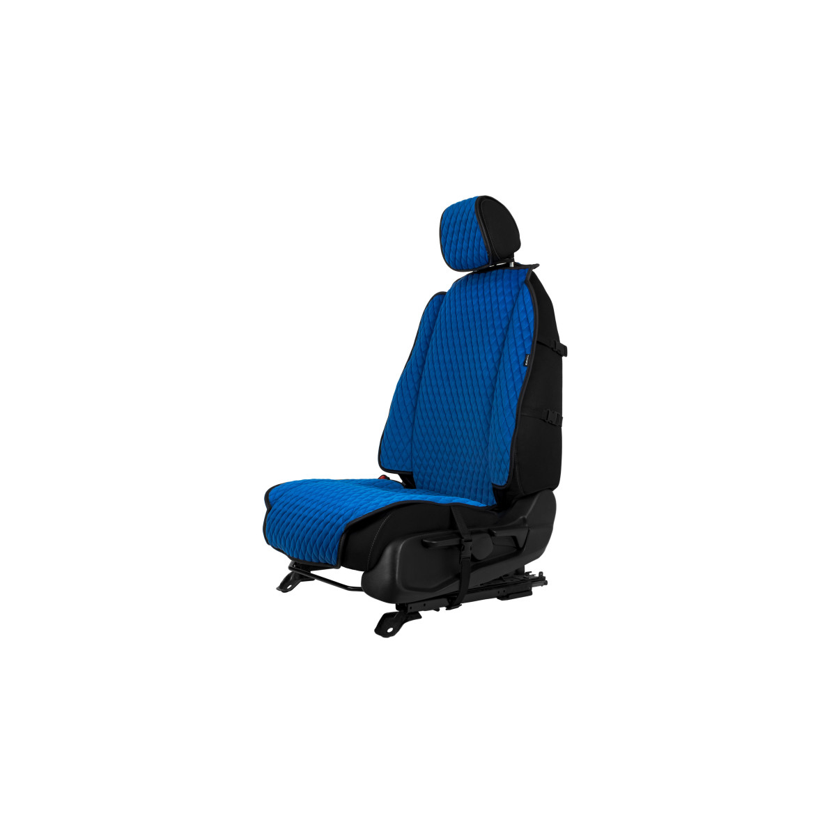 EVAtech Max Autositzbezug, 1 Stk. - blau / schwarze Kanten / blaue Nähte EVAtech Max Autositzbezug, 1 Stk. - blau / schwarze Kanten / blaue Nähte