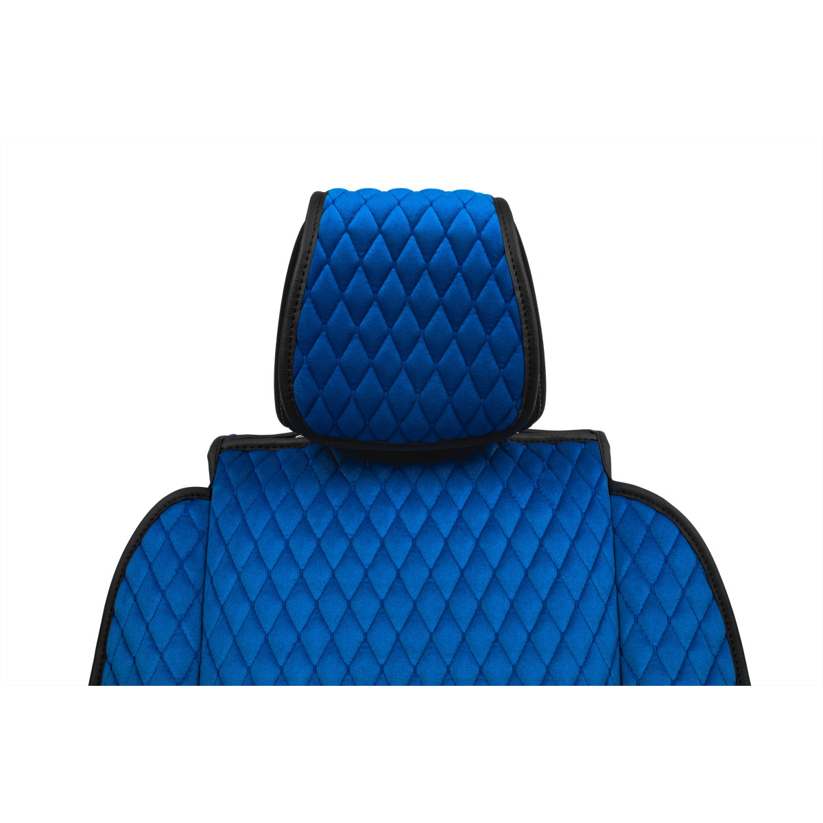 EVAtech Max Autositzbezug, 1 Stk. - blau / schwarze Kanten / blaue Nähte EVAtech Max Autositzbezug, 1 Stk. - blau / schwarze Kanten / blaue Nähte