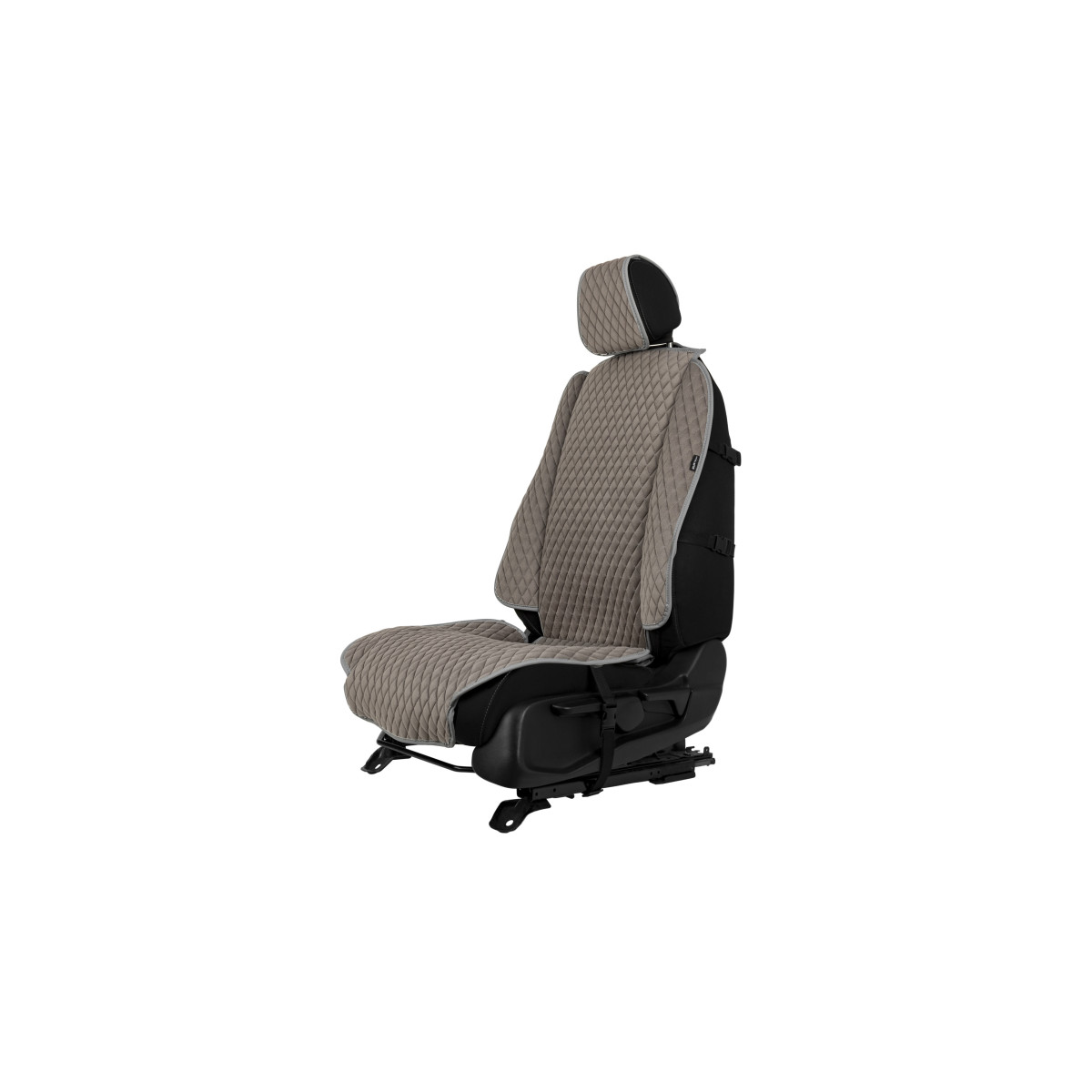 EVAtech Max Autositzbezug, 1 Stk. - grau / graue Kanten / graue Nähte EVAtech Max Autositzbezug, 1 Stk. - grau / graue Kanten / graue Nähte