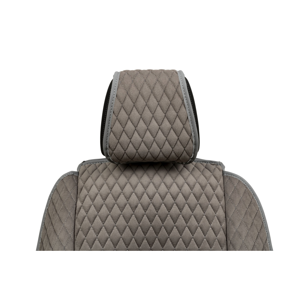 EVAtech Max Autositzbezug, 1 Stk. - grau / graue Kanten / graue Nähte EVAtech Max Autositzbezug, 1 Stk. - grau / graue Kanten / graue Nähte