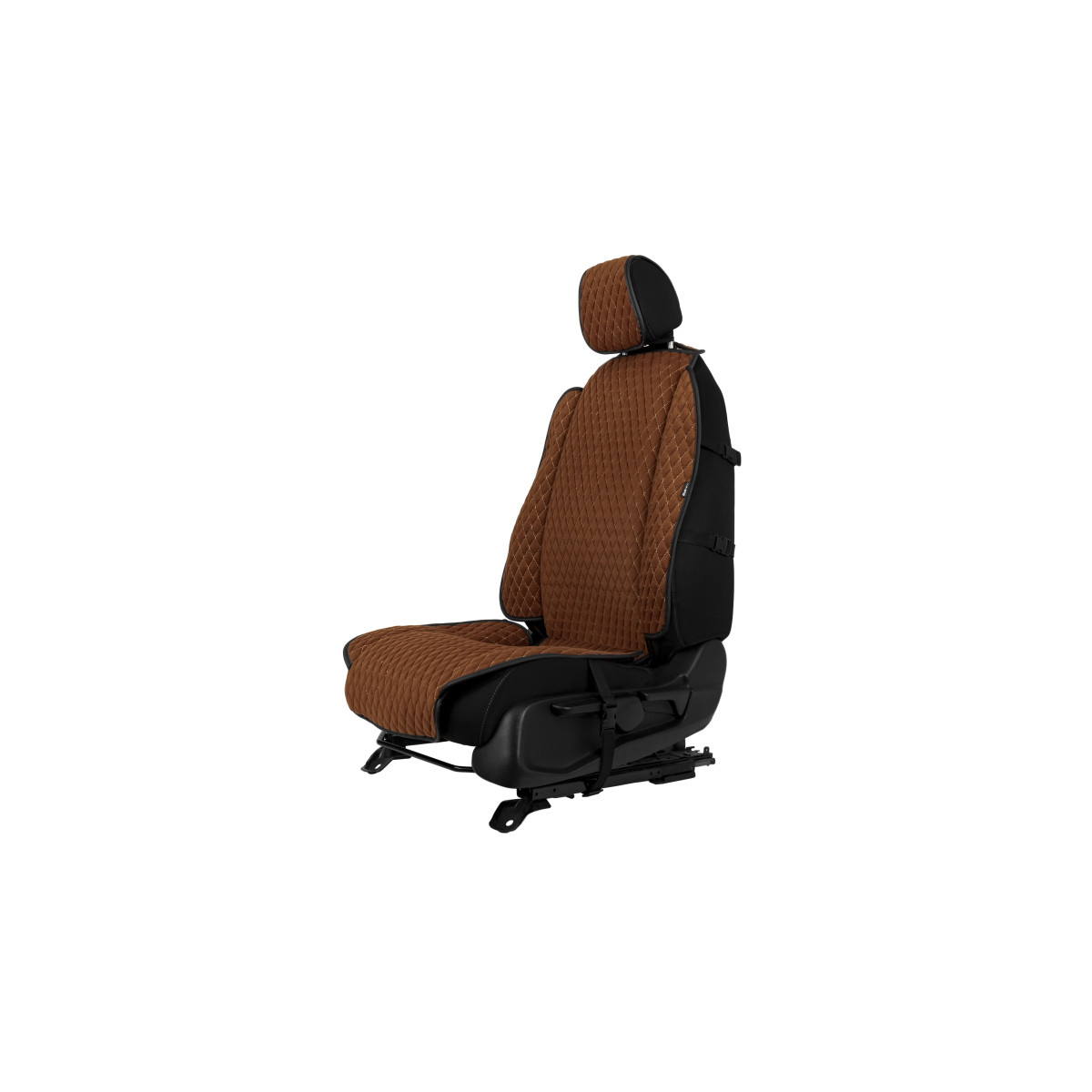 EVAtech Max Autositzbezug, 1 Stk. - braun / schwarze Kanten / braune Nähte EVAtech Max Autositzbezug, 1 Stk. - braun / schwarze Kanten / braune Nähte