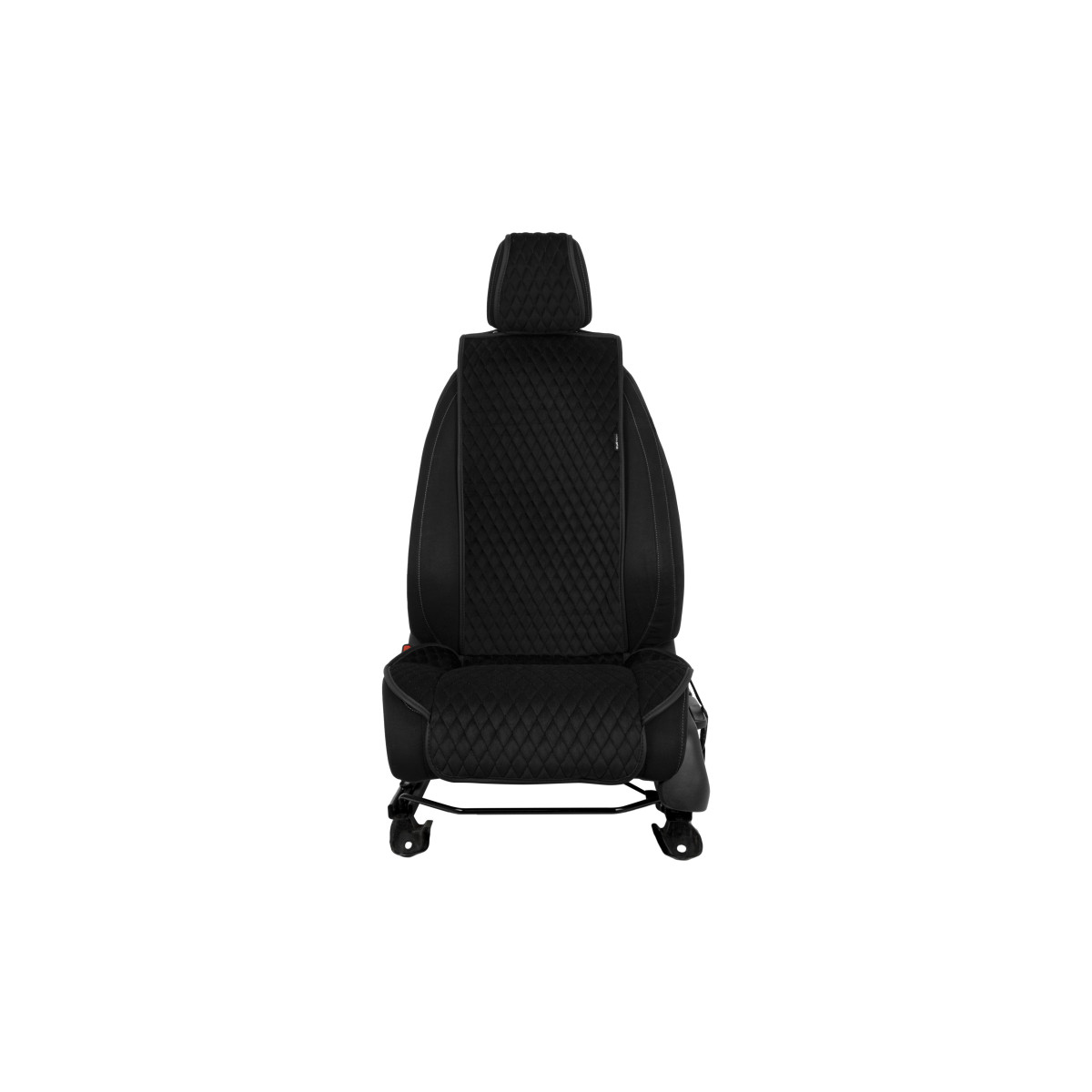 EVAtech Standard Autositzbezug, 1 Stk. - schwarz / schwarze Kanten / blaue Nähte EVAtech Standard Autositzbezug, 1 Stk. - schwarz / schwarze Kanten / blaue Nähte