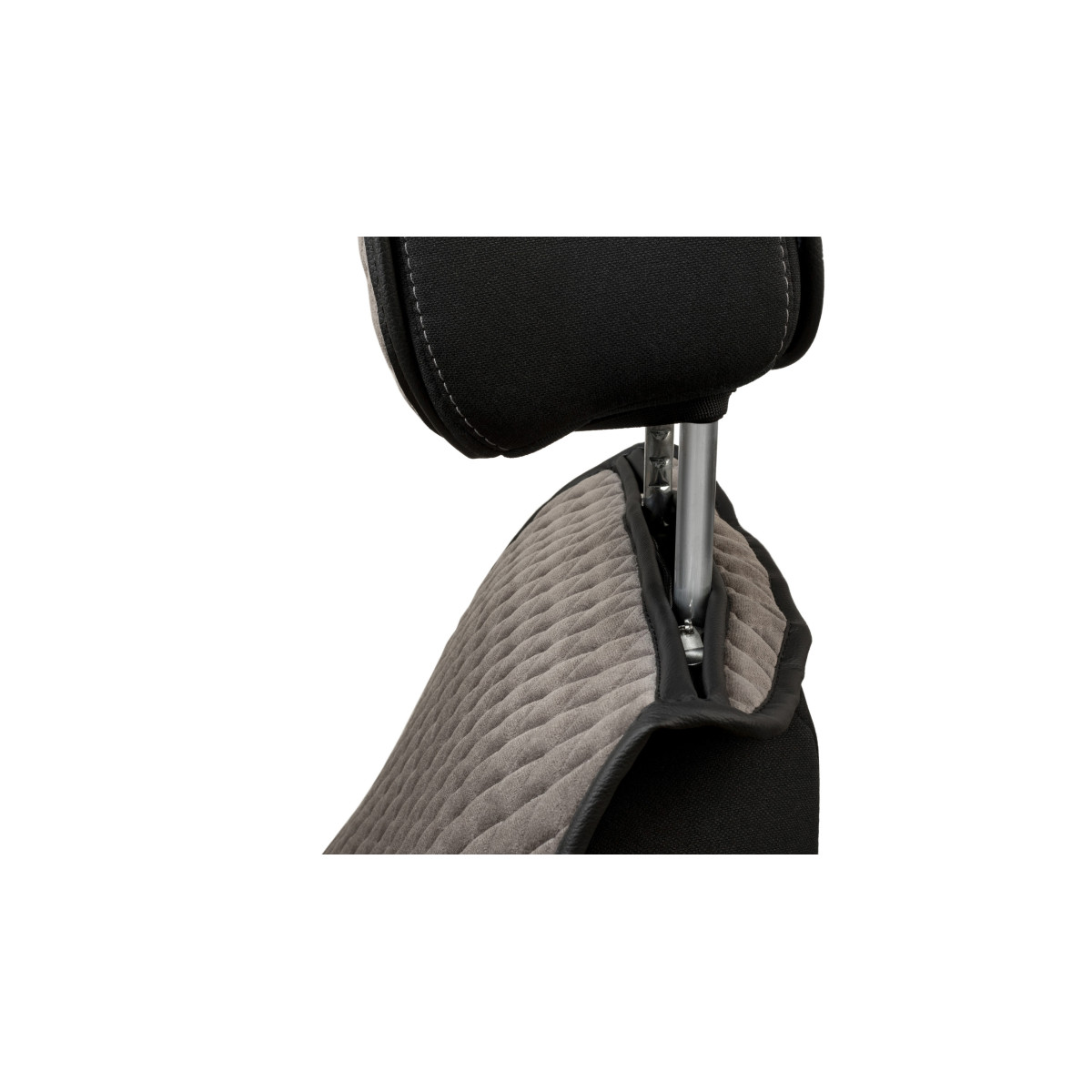 EVAtech Standard Autositzbezug, 1 Stk. - grau / schwarze Kanten / graue Nähte EVAtech Standard Autositzbezug, 1 Stk. - grau / schwarze Kanten / graue Nähte