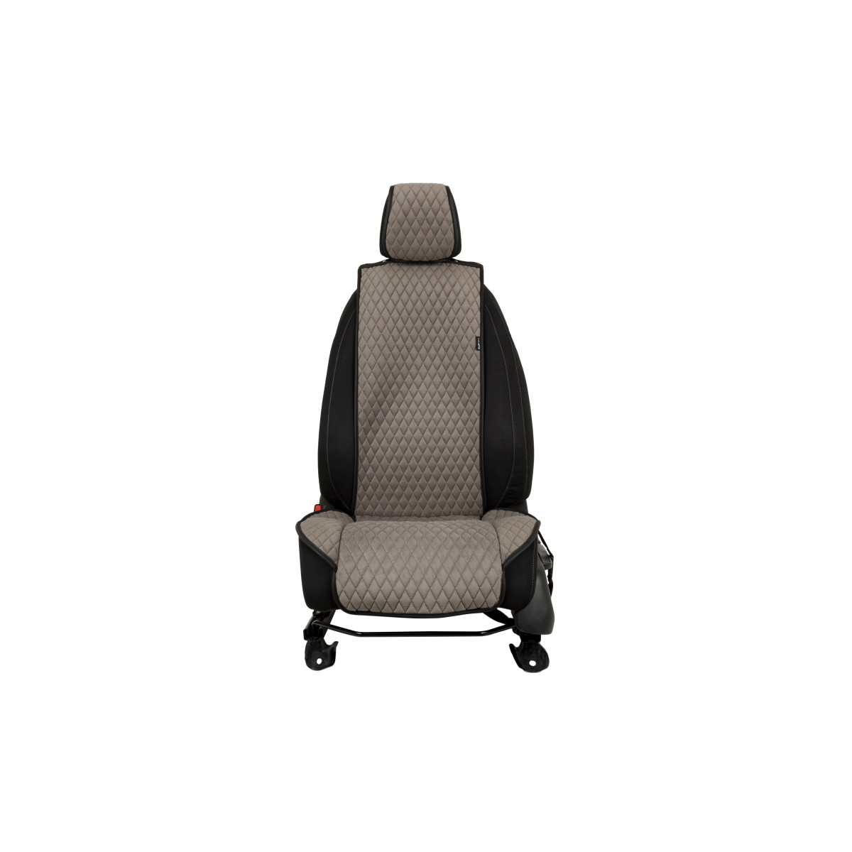 EVAtech Standard Autositzbezug, 1 Stk. - grau / schwarze Kanten / graue Nähte EVAtech Standard Autositzbezug, 1 Stk. - grau / schwarze Kanten / graue Nähte