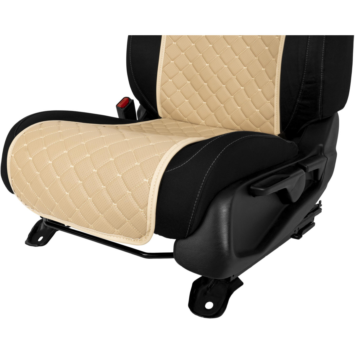 EVAtech ECO Basic Autositzbezüge, 2 Stk. - beige / beigefarbene Kanten / beigefarbene Nähte EVAtech ECO Basic Autositzbezüge, 2 Stk. - beige / beigefarbene Kanten / beigefarbene Nähte