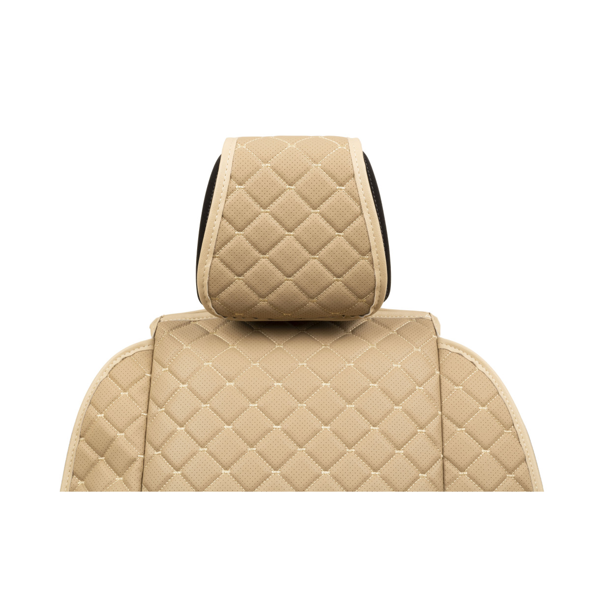 EVAtech ECO Max Autositzbezüge, 2 Stk. - beige / beigefarbene Kanten / beigefarbene Nähte EVAtech ECO Max Autositzbezüge, 2 Stk. - beige / beigefarbene Kanten / beigefarbene Nähte