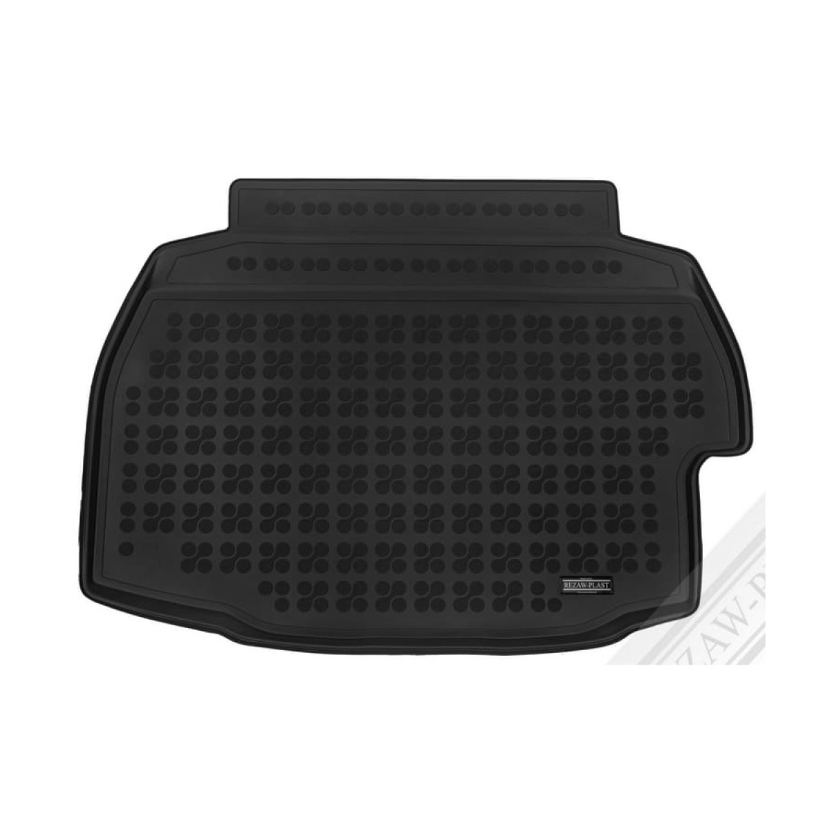 Kofferraummatte aus Gummi Toyota C-HR II 2.0 Hybrid (HEV) seit 2023 (untere teil, with repair kit, low organizer and battery in the trunk, split floor of the trunk by the seats)