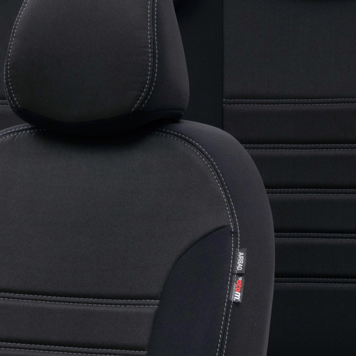 OTOCKI Autositzbezüge für Ford Kuga 5-Sitze, PU Leder Sitzbezug Wasserdicht  Gemütlich Vorne und Hinten Sitzauflage Zubehör,LuxuriousSet-Black:  : Auto & Motorrad