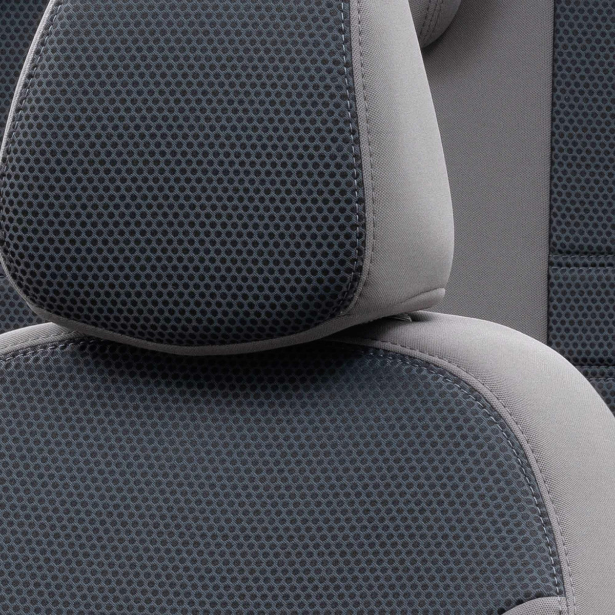 OYTHO Auto Sitzbezüge Sets für Opel Astra J 2009–2018, Leder Wasserdicht  Vordersitze Rücksitzschoner Leicht zu Reinigen Schutz  Lederausstattung,B/Grey