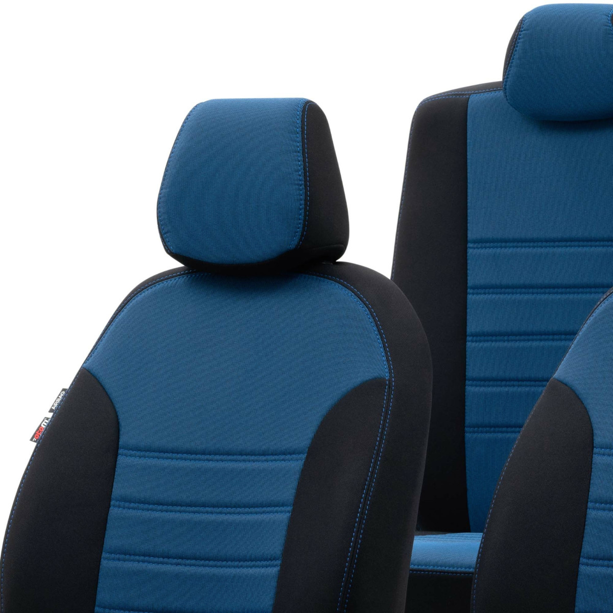 Sitzbezüge passend für VW Tiguan (Pilot - Schwarz-Blau)