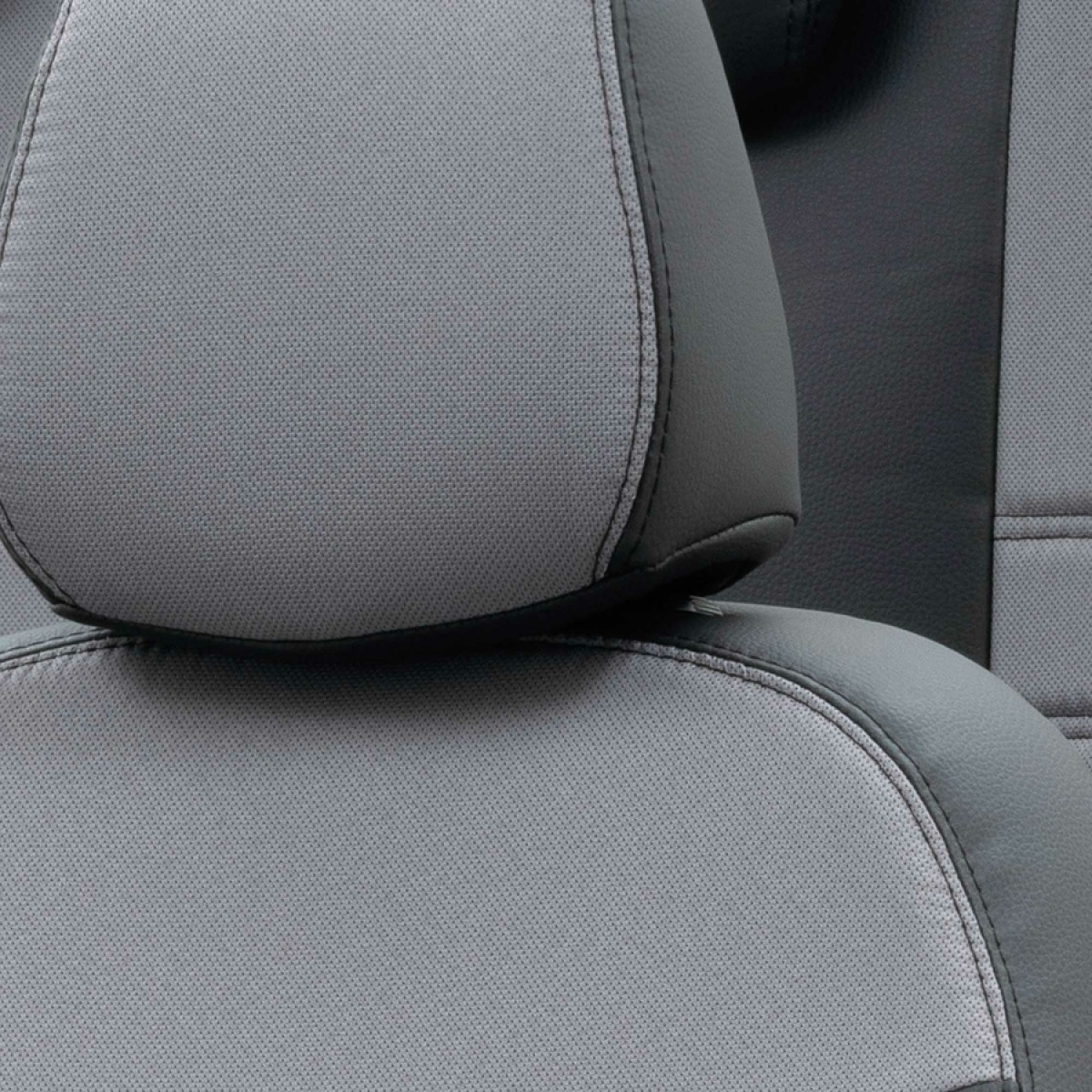 Colorado 2x Einzelsitz vorne 2-tlg. silber passend für VW Caddy Life ab  01/2008 bis 05/2015, Business Class, Sitzbezüge, PETEX Onlineshop