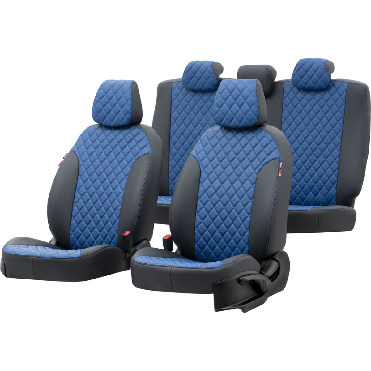 Auto Sitzbezüge für Renault Master in Schwarz Blau