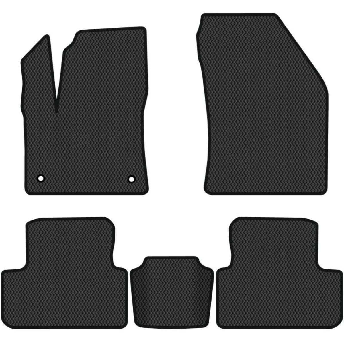 Polymer EVA Fußmatten DS Automobiles DS7 Crossback E-Tense seit 2018