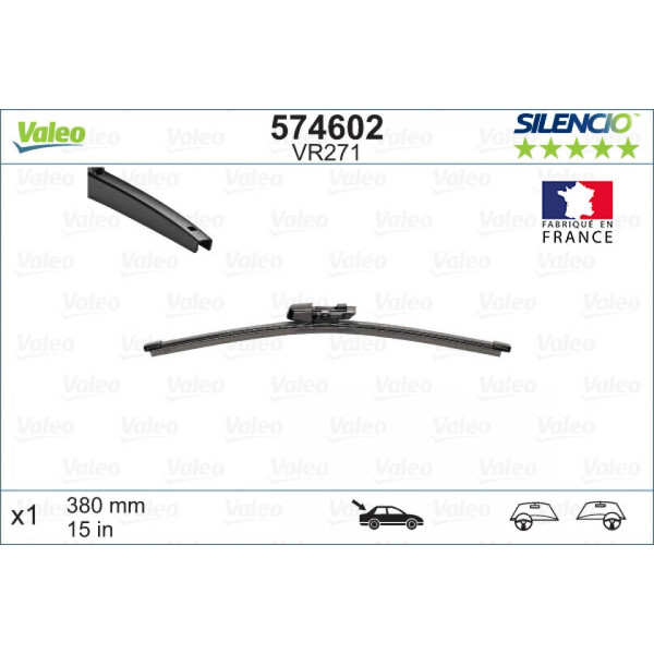 Heckwischer Valeo Silencio Rear VR271, 380 mm