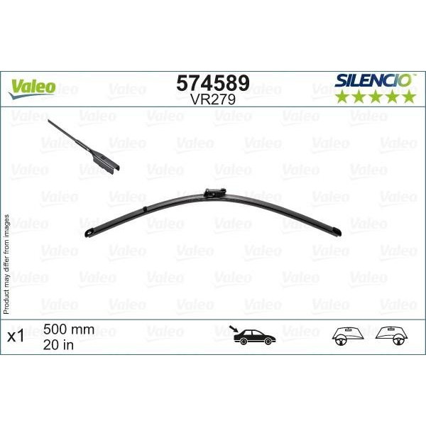 Heckwischer Valeo Silencio Rear VR279, 500 mm