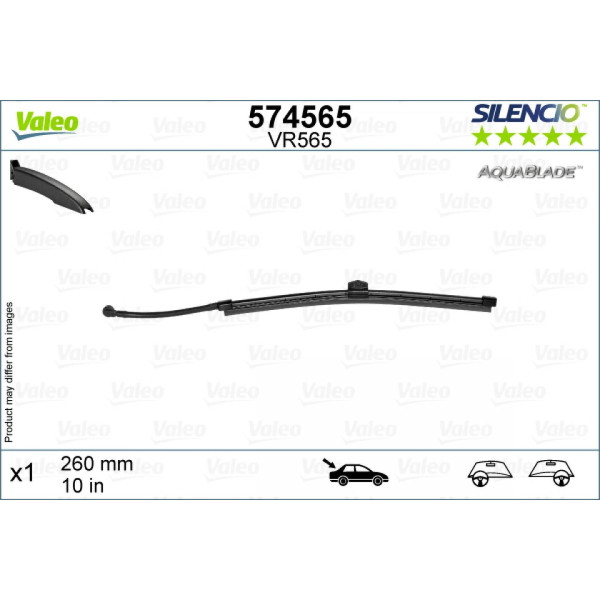 Heckwischer Valeo Silencio Rear VR565, 260 mm