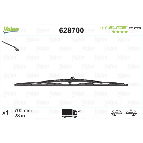 Wischer Valeo Optiblade Trucks, 700 mm