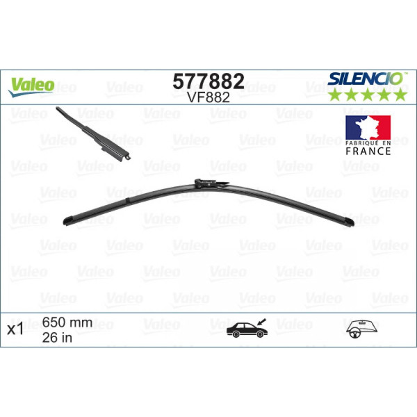 Wischer Valeo Silencio VF882, 650 mm