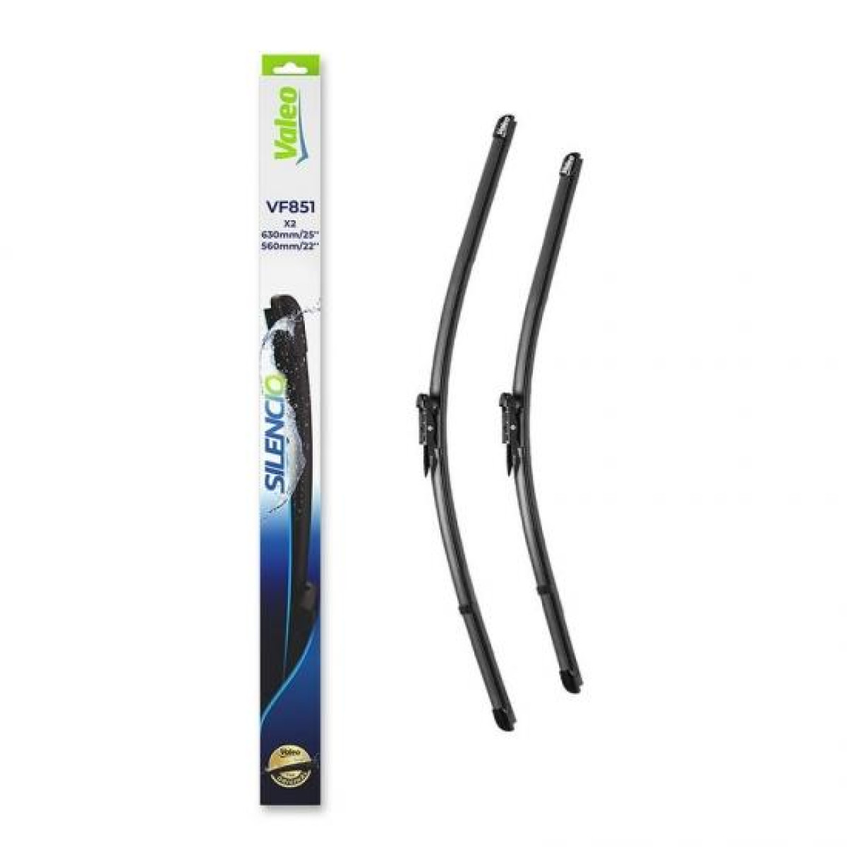 Wischerset Valeo Silencio VF851, 630/560 mm Wischerset Valeo Silencio VF851, 630/560 mm