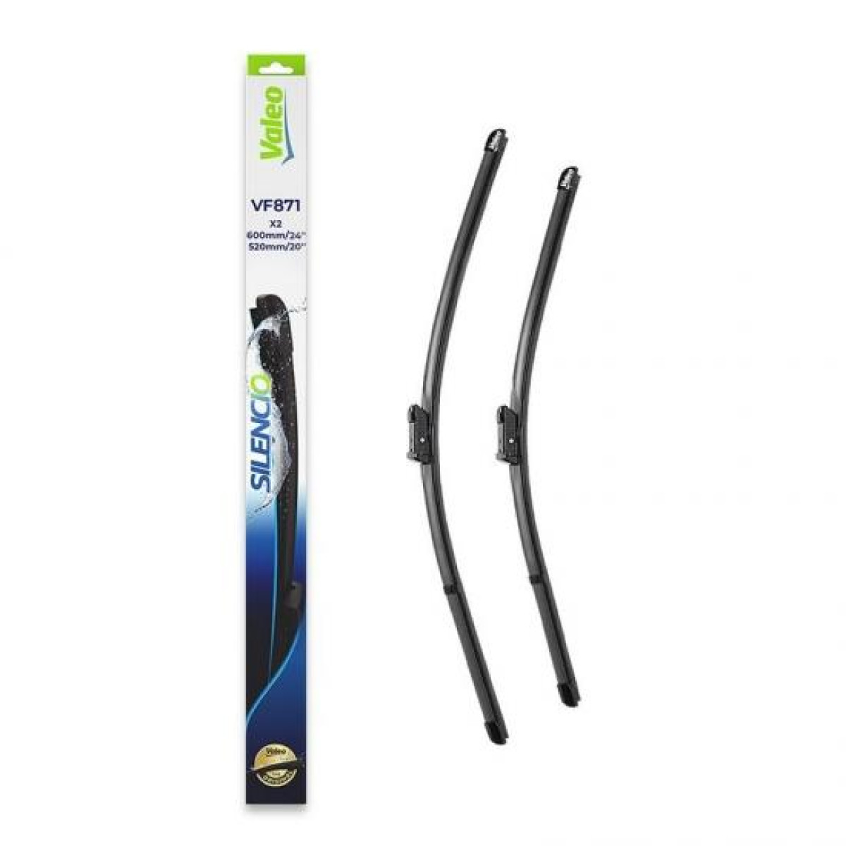 Wischerset Valeo Silencio VF871, 600/520 mm Wischerset Valeo Silencio VF871, 600/520 mm