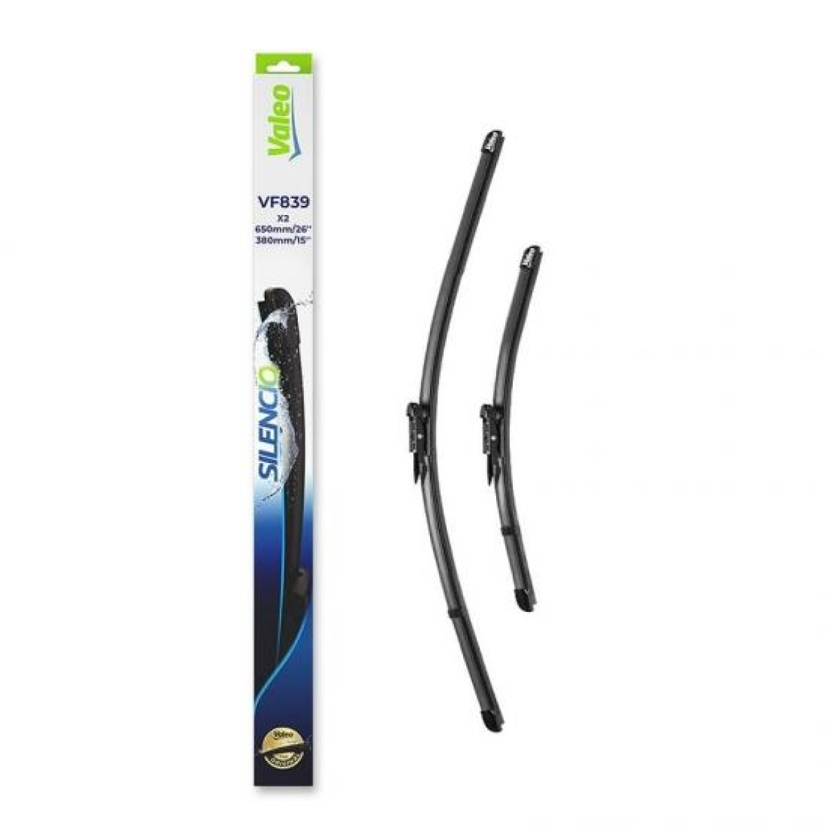 Wischerset Valeo Silencio X.TRM OE VF839, 650/380 mm Wischerset Valeo Silencio X.TRM OE VF839, 650/380 mm