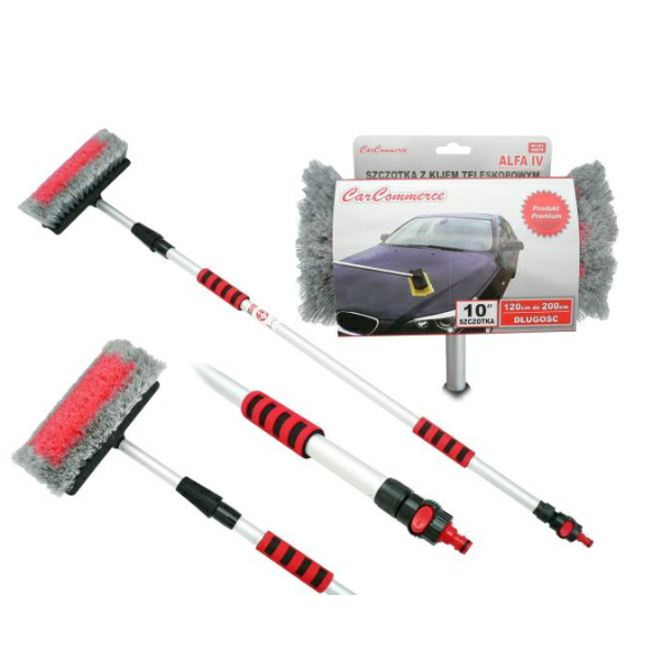 Teleskopbürste mit Wasseranschluss ALFA VI, 130–300 cm