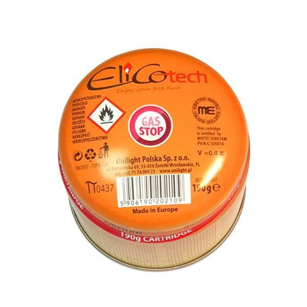 Gaskartusche, Gas Stop, 190 g