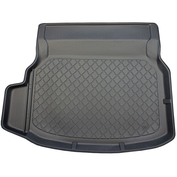 Kofferraummatte Mercedes C-class W204 Sedan 2007-2014 (forward folding rear seats, with a container in the left niche)