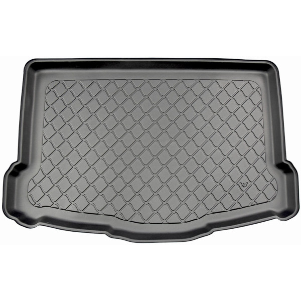 Kofferraummatte Nissan Qashqai 2014-2021 (untere teil / mit einem dünnen reserverad)