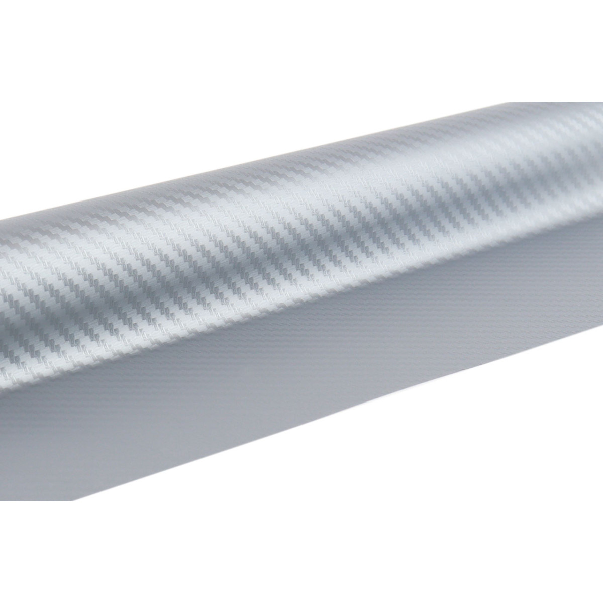 3D-Kohlefaserfolie, silberfarben, 30 cm x 150 cm, AMIO-02600