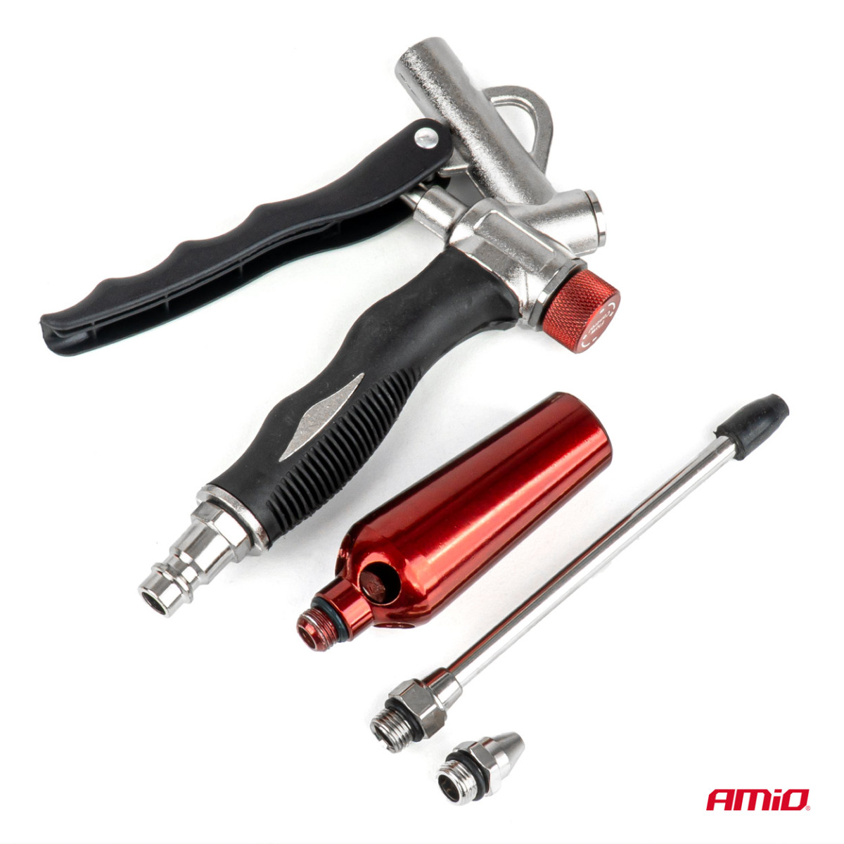 Pneumatische Ausblaspistole mit Venturi-Düse, 1/4", AMIO-04928