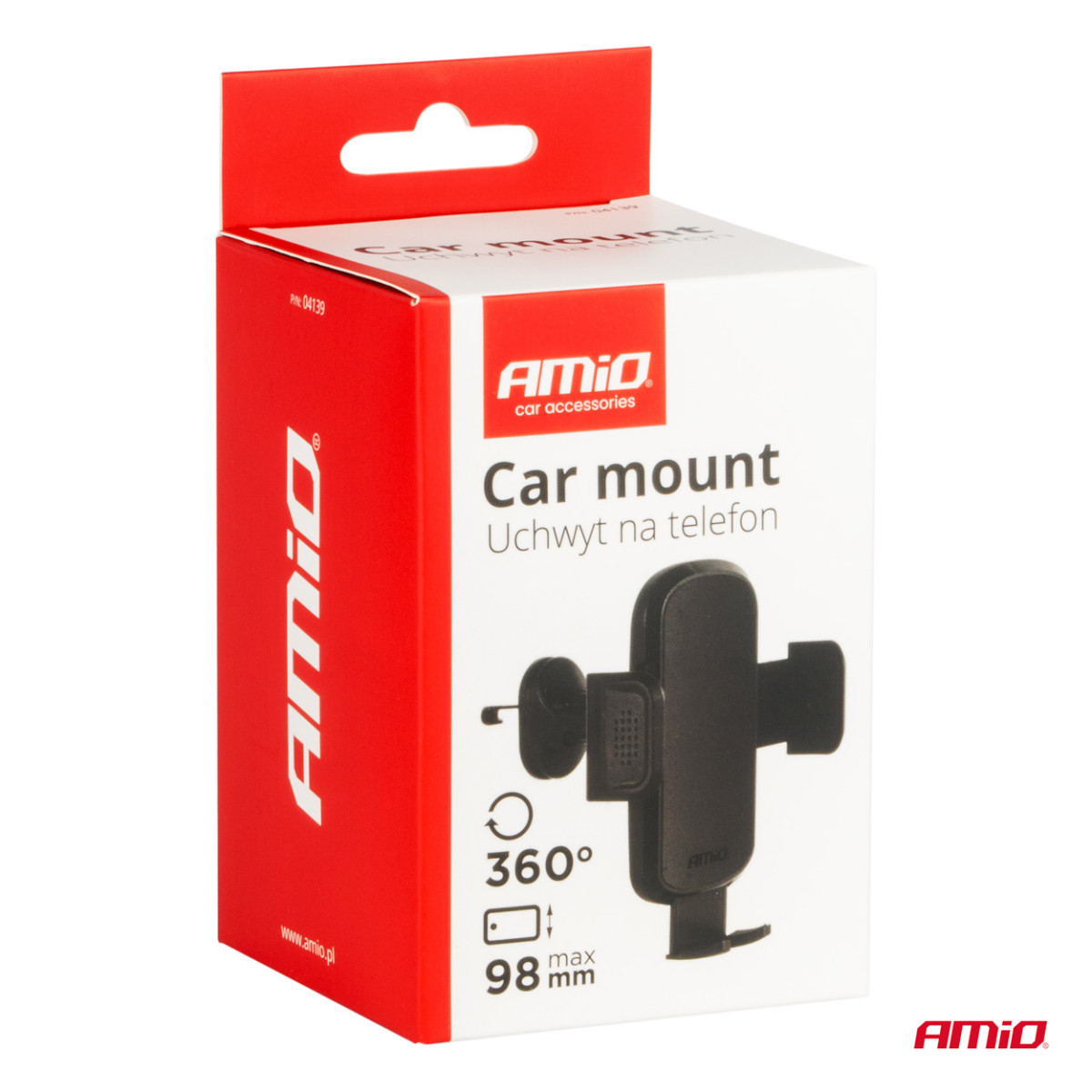 Handyhalterung für Lüftungsgitter AMIO-04139