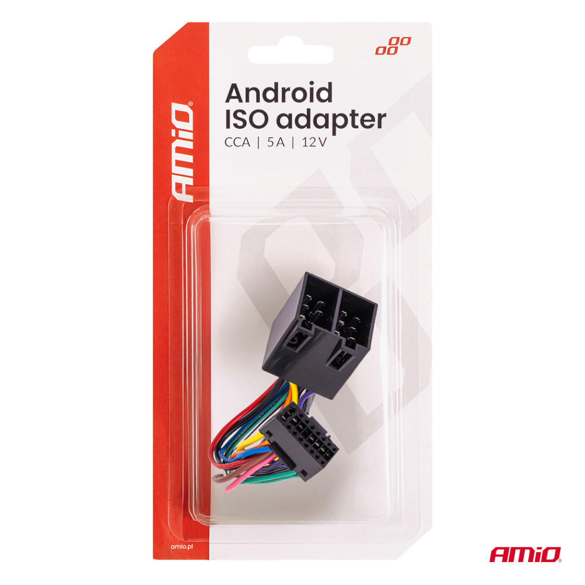 Android ISO-Funkadapter CCA 5 A 12 V AMIO-04442