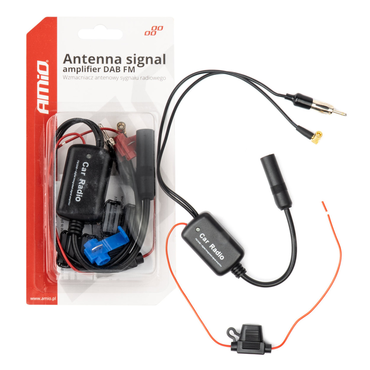 12V Radioantennensignalverstärker DAB/FM AMIO-04134