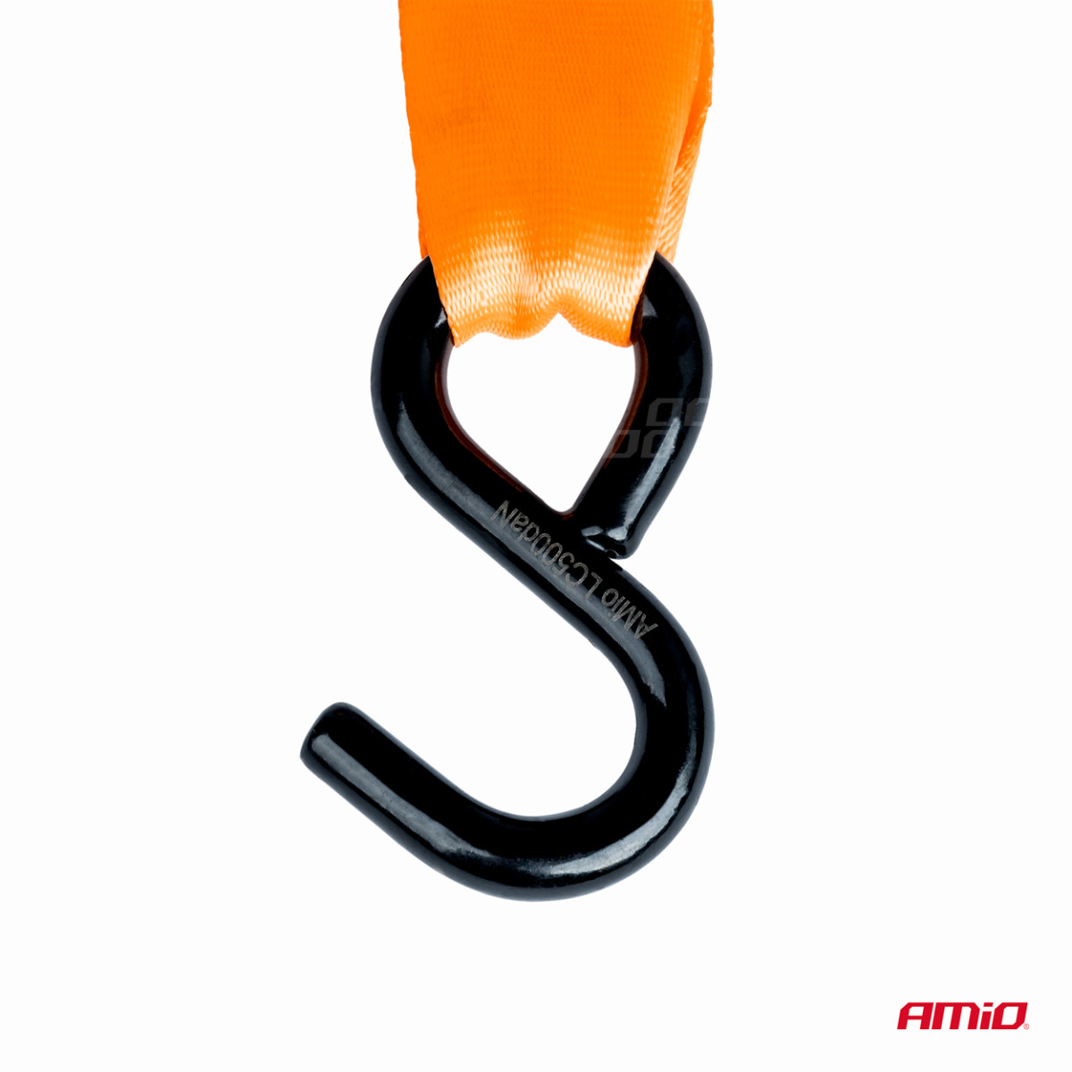 Ladungssicherungsgurt mit automatischem Aufwickler 200 kg, 2 m x 18 mm, S-TYP AMIO-03323